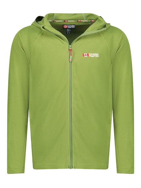 Canadian Peak Kurtka polarowa "Tugoodeak" w kolorze zielonym rozmiar: 3XL. Zielone kurtki męskie Canadian Peak, xl, bez wzorów, z polaru, bez kaptura. Za 56.99 zł.