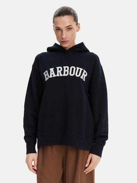 Barbour Bluza Northumberland LOL0592NY73 Granatowy Regular Fit. Niebieskie bluzy bez kaptura damskie Barbour, z bawełny. Za 259.99 zł.