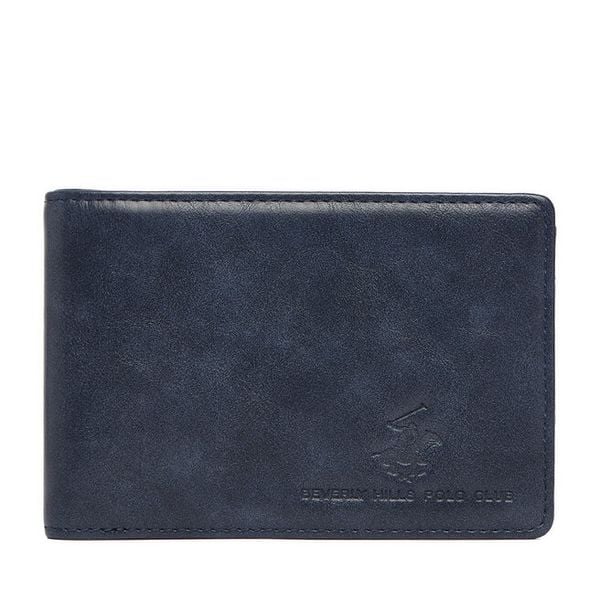 Portfel Beverly Hills Polo Club. Niebieskie portfele męskie Beverly Hills Polo Club, bez wzorów. Za 79.99 zł.
