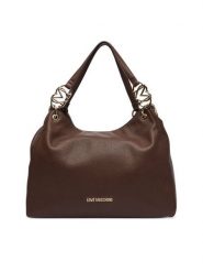 LOVE MOSCHINO Torebka JC4014PP1PLB0300 Brązowy. Brązowe torebki klasyczne damskie Love Moschino, bez wzorów, ze skóry, bez dodatków. Za 1,009.00 zł.