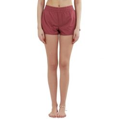 Szorty plażowe damskie Elderberry Boardshort. Czerwone szorty damskie Fundango, bez wzorów. Za 122.00 zł.
