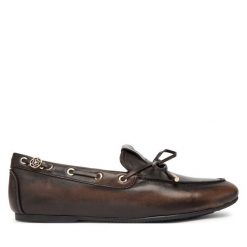 Mokasyny Guess. Brązowe mokasyny damskie Guess. Za 544.99 zł.