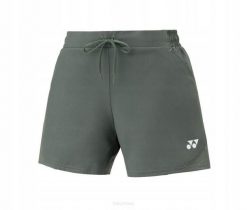 Spodenki tenisowe Yonex damskie Tennis Shorts. Zielone szorty damskie YONEX, bez wzorów, z materiału. Za 125.99 zł.