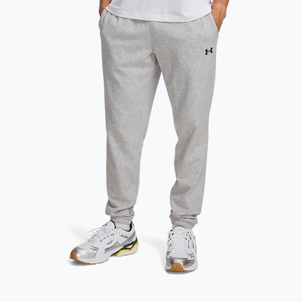Spodnie męskie Under Armour Rival LW Jogger. Szare spodnie sportowe męskie Under Armour. Za 169.99 zł.