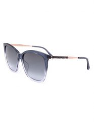 Jimmy Choo Damskie okulary przeciwsłoneczne w kolorze złoto-granatowym rozmiar: 57. Niebieskie okulary przeciwsłoneczne damskie Jimmy Choo. Za 440.28 zł.