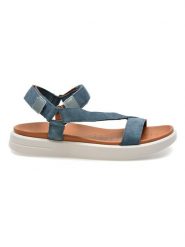 Geox Sandały "Xand" w kolorze niebieskim rozmiar: 38. Niebieskie sandały damskie Geox, bez wzorów, bez obcasa. Za 240.99 zł.