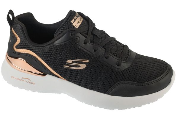 Buty sportowe Sneakersy damskie, Skech-Air Dynamight - The Halcyon. Czarne buty sportowe na co dzień damskie Skechers, bez wzorów, z materiału, trekkingowe. Za 279.99 zł.