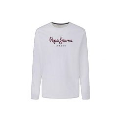 Koszulka z długim rękawem Pepe Jeans Eggo N. Białe koszulki męskie z długim rękawem Pepe Jeans, m, z jeansu. W wyprzedaży za 143.85 zł.