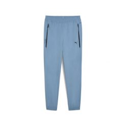 Spodnie do biegania Puma Pumatech. Niebieskie spodnie materiałowe męskie Puma, bez wzorów. Za 320.00 zł.