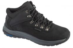 Buty trekkingowe męskie, Slip-Ins: Meroe - Pikeman. Czarne buty trekkingowe męskie Skechers, z materiału, bez zapięcia, trekkingowe. Za 529.99 zł.
