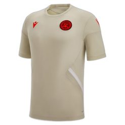 Koszulka treningowa Udinese Staff 2022/23. Białe bluzki damskie Macron, bez wzorów, bez kołnierzyka. Za 192.00 zł.