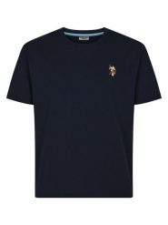 U.S. Polo Assn. Koszulka w kolorze granatowym rozmiar: M. Niebieskie koszulki polo męskie U.S. Polo Assn., m, bez wzorów, z bawełny, bez ramiączek. Za 92.42 zł.