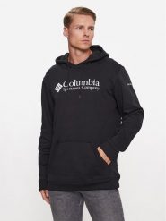 Columbia Bluza CSC Basic Logo™ II Hoodie 1681664 Czarny Regular Fit. Czarne bluzy bez kaptura męskie Columbia, m, z bawełny. Za 239.99 zł.