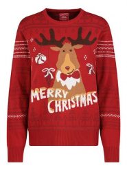 Sublevel Sweter w kolorze czerwonym rozmiar: XXL. Czerwone swetry klasyczne damskie Sublevel, xxl, bez kołnierzyka. Za 109.00 zł.