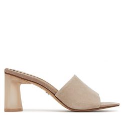 Klapki Tamaris. Szare klapki damskie Tamaris, bez wzorów, bez obcasa. Za 249.99 zł.