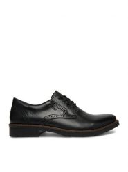 Rieker Półbuty CEO-14642-00 Czarny. Czarne buty wizytowe męskie Rieker, ze skóry, bez zapięcia. Za 399.99 zł.