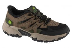 Buty trekkingowe męskie, Slip-ins John Deere Terraform-Pierce. Brązowe buty trekkingowe męskie Skechers, z materiału, przed kostkę, bez zapięcia, trekkingowe. Za 449.99 zł.