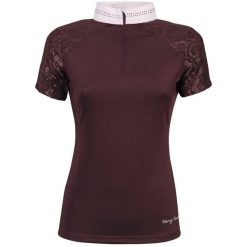 Damska koszulka do zawodów jeździeckich Harry's Horse Venice. Czerwone t-shirty damskie HARRYS HORSE, s, bez wzorów, z elastanu, bez kołnierzyka. Za 237.50 zł.