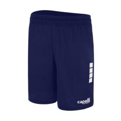 Spodenki piłkarskie męskie Capelli Uptown Adult Training. Niebieskie szorty męskie CAPELLI SPORT, bez kołnierzyka. Za 109.99 zł.