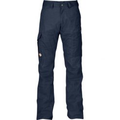 Spodnie turystyczne męskie Fjallraven Karl Pro Trousers. Niebieskie spodnie materiałowe męskie Fjällräven. Za 671.99 zł.