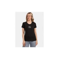 Damska t-shirt Kilpi DIXIE-W. Czarne t-shirty damskie Kilpi, bez wzorów, bez kołnierzyka. Za 138.03 zł.