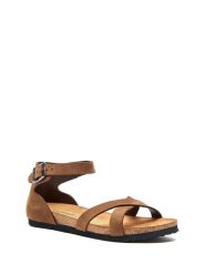 Comfortfusse Skórzane sandały w kolorze jasnobrązowym rozmiar: 41. Brązowe sandały damskie Comfortfusse, bez wzorów, bez obcasa. Za 217.99 zł.