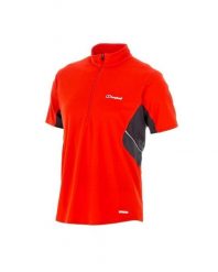 Męska koszulka termoaktywna z krótkim zamkiem ACTIVE BASE Zip Berghaus. Czerwone bielizna termoaktywna męska Berghaus, m, bez wzorów, z materiału. Za 72.70 zł.