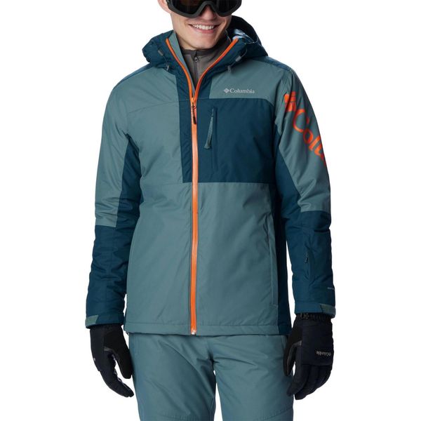 Płaska kurtka męska Columbia Timberturner II. Zielone kurtki męskie Columbia, m, bez wzorów, sportowe, bez kaptura. W wyprzedaży za 849.00 zł.