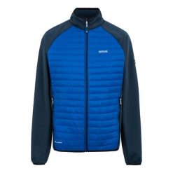 Męska Kurtka Hybrydowa Clumber. Niebieskie kurtki męskie Regatta, m, bez wzorów, z puchu, sportowe, bez kaptura. Za 192.99 zł.