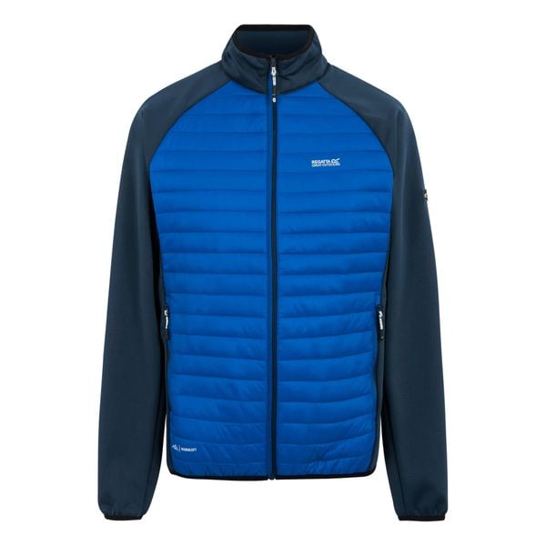 Męska Kurtka Hybrydowa Clumber. Niebieskie kurtki męskie Regatta, m, bez wzorów, z puchu, sportowe, bez kaptura. Za 195.99 zł.