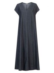 Herrlicher Sukienka w kolorze antracytowym rozmiar: XL. Czarne sukienki damskie Herrlicher, na co dzień, xl, bez wzorów, bez kołnierzyka, bez ramiączek, maxi, proste. Za 274.10 zł.