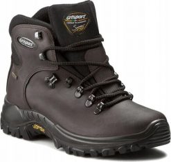 Buty trekkingowe dla mężczyzn Grisport. Brązowe buty trekkingowe męskie Grisport, z materiału, bez zapięcia, trekkingowe. Za 459.99 zł.