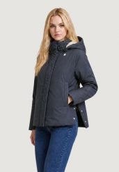 Kurtka anorak Kobieta K-WAY Marlette Twill Soft Beaver. Szare kurtki damskie k-way, l, bez wzorów, z poliesteru. Za 1,246.51 zł.