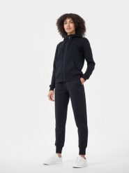 4F Spodnie dresowe joggery damskie XS. Niebieskie spodnie dresowe damskie 4f, xs, bez wzorów, z bawełny. W wyprzedaży za 59.99 zł.