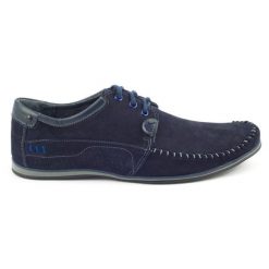 KOMODO Buty Męskie mokasyny 875 granatowe niebieskie. Niebieskie mokasyny męskie na lato, z jeansu. Za 377.80 zł.