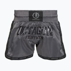Spodenki treningowe Octagon Kickboxing/Muay Thai Legion Future Premium. Czarne szorty damskie OCTAGON, bez wzorów, z materiału, sportowe. Za 169.99 zł.