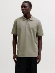 Jack & Jones Koszulka polo "Austin" w kolorze oliwkowym rozmiar: M. Brązowe koszulki polo męskie Jack & Jones, m, bez wzorów, bez ramiączek. Za 91.99 zł.