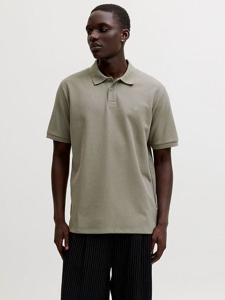 Jack & Jones Koszulka polo "Austin" w kolorze oliwkowym rozmiar: XXL. Brązowe koszulki polo męskie Jack & Jones, xxl, bez wzorów, bez ramiączek. Za 78.84 zł.