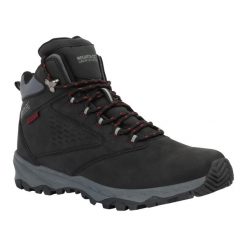Męskie Buty Do Chodzenia Amble. Czarne buty trekkingowe męskie Regatta, bez zapięcia, trekkingowe. Za 179.99 zł.