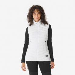 Second Life - Kamizelka trekkingowa damska puchowa Forclaz... - Stan Doskonały. Białe kamizelki damskie FORCLAZ, m, z materiału. Za 143.99 zł.