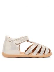 Froddo Sandały Divna G2150210-1 M Złoty. Żółte sandały dziewczęce Froddo, ze skóry, bez zapięcia. Za 339.99 zł.