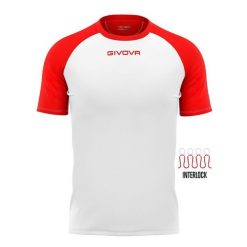 Koszulka piłkarska dla dorosłych Givova Capo MC. Białe t-shirty sportowe męskie Givova, m, bez ramiączek, do piłki nożnej. Za 159.99 zł.
