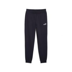 Męskie spodnie dresowe Essentials z logo No. 1 PUMA. Niebieskie spodnie sportowe męskie Puma, z bawełny. Za 139.00 zł.