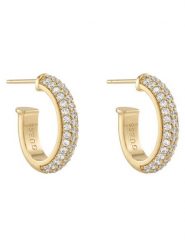 Guess Kolczyki JUBE06 020JW Złoty. Żółte kolczyki damskie Guess, ze stali. Za 252.99 zł.