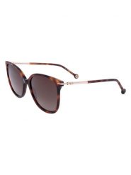 Carolina Herrera Damskie okulary przeciwsłoneczne w kolorze jasnobrązowo-brązowym rozmiar: 55. Brązowe okulary przeciwsłoneczne damskie carolina herrera. Za 261.57 zł.