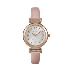 Zegarek Timex. Czerwone zegarki damskie Timex, złote. Za 309.99 zł.