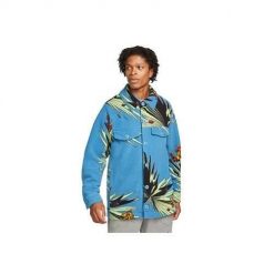 Kurtka uniwersalna męska Nike Ebron James Sherpa Button-up. Niebieskie kurtki treningowe męskie Nike, m, bez wzorów, z syntetyku, do biegania. Za 499.00 zł.