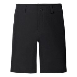 Krótki VAUDE. Czarne szorty męskie Vaude, na lato, bez wzorów, z elastanu. Za 219.99 zł.