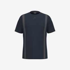 CLUB 25 TECH T-Shirt Men. Niebieskie t-shirty męskie HEAD, s, bez wzorów, z meshu, bez kołnierzyka. W wyprzedaży za 153.00 zł.