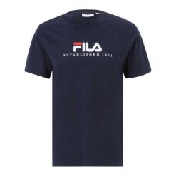T-shirt Męski Bedburg. Czarne t-shirty męskie Fila, l, bez wzorów, z bawełny, bez kołnierzyka. Za 159.99 zł.